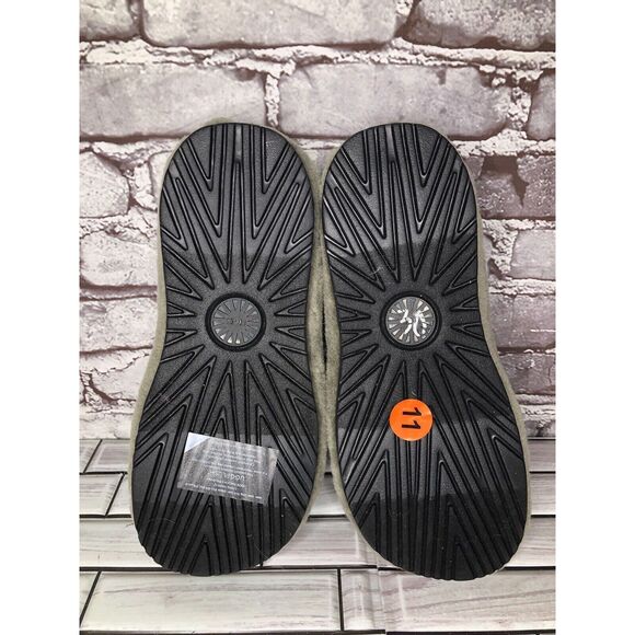 Ugg Olive Green Fluff That Slip On Plush Wool Slippers Men’s Sz 9M US/42 1124111 - Picture 9 of 16